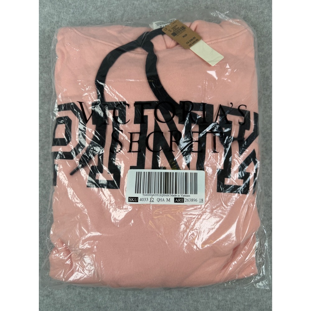 Victoria's Secret PINK Everyday Hoodie Sweatshirt Womens MEDIUM Pullover - Picture 2 of 7